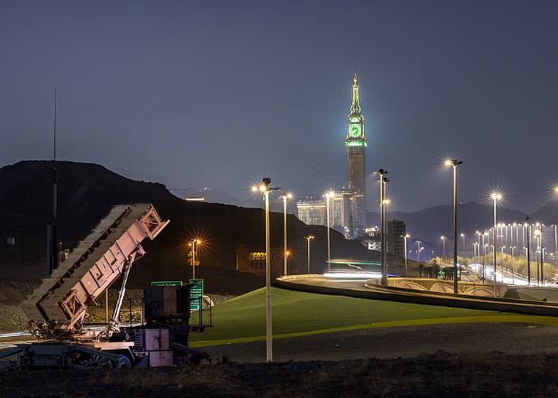 Sistema di difesa aerea saudita schierato sulle alture presso la Mecca