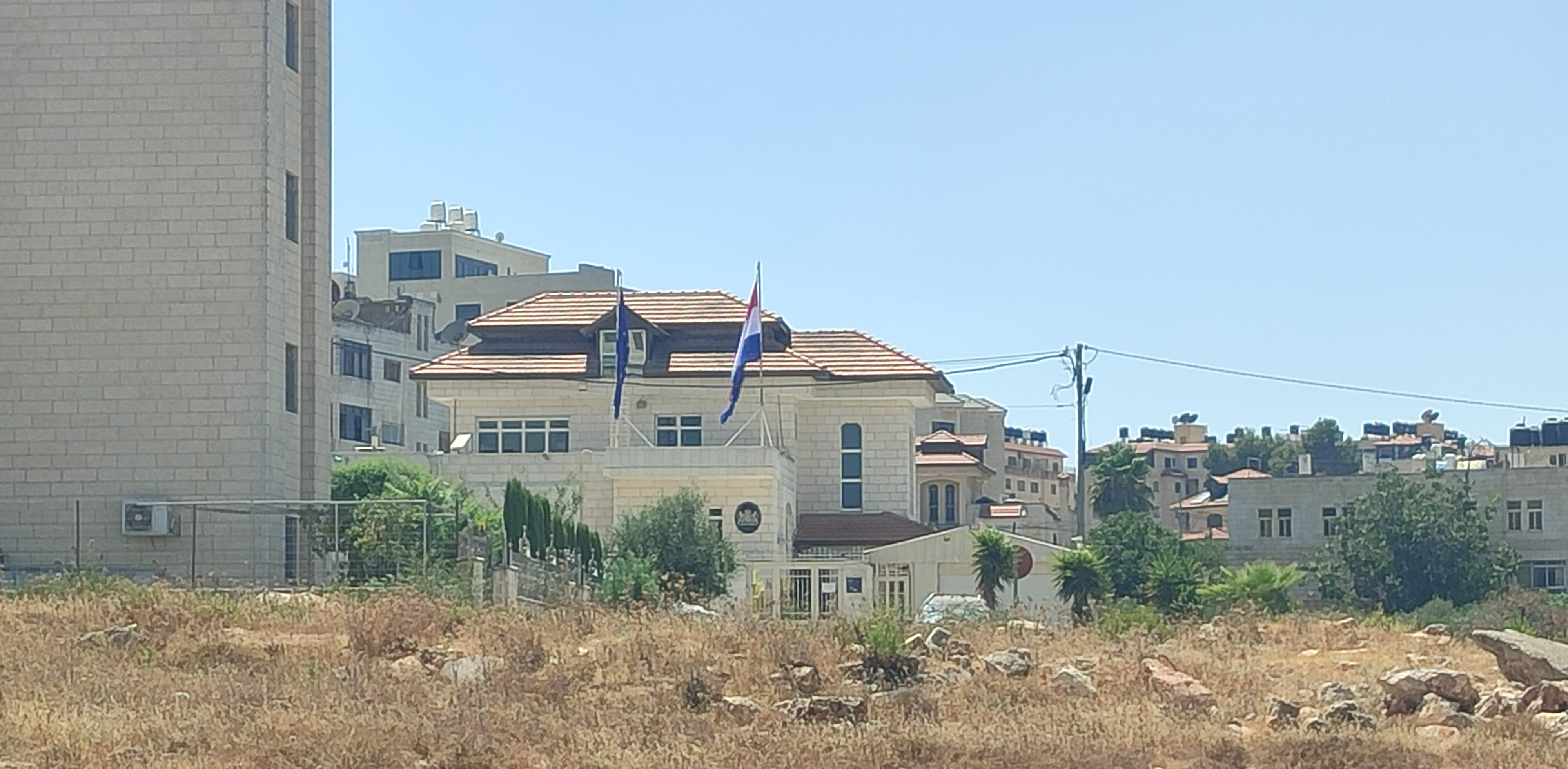 Sede dell'ufficio di rappresentanza dei Paesi Bassi a Ramallah, fotografia di repertorio del 2024