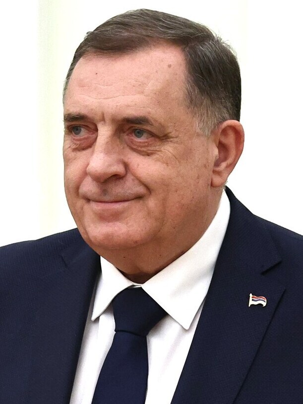 Milorad Dodik il 1 aprile 2025; foto di repertorio.