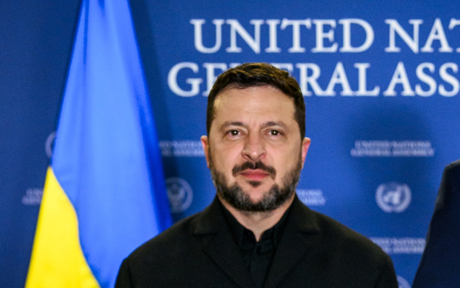 Volodymyr Zelensky a New York il 22 settembre 2026, durante il colloquio con Donald Trump. Fotografia di repertorio, non del vertice di Bruxelles.