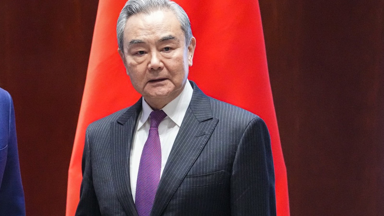 Wang Yi durante un incontro diplomatico a Monaco il 13 febbraio 2026. Fotografia di repertorio.