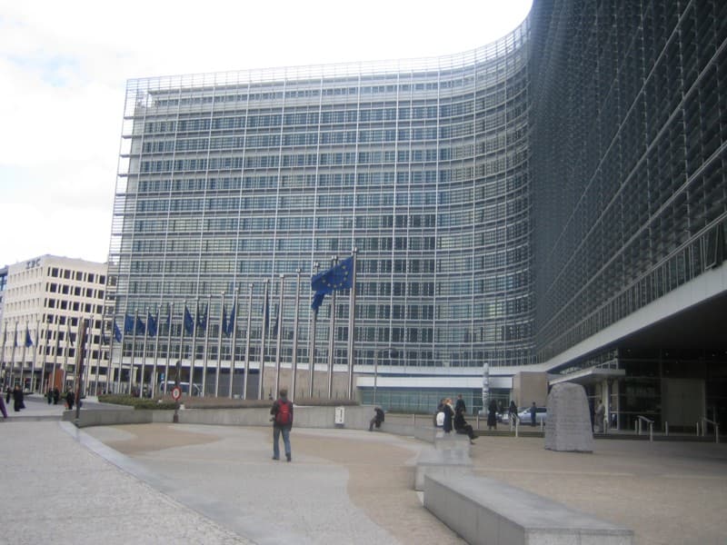 Il palazzo Berlaymont a Bruxelles, sede della Commissione europea. Fotografia del 7 marzo 2007, di repertorio.