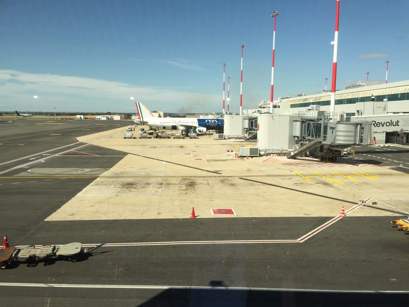 L’aeroporto di Roma-Fiumicino, 11 giugno 2024. Repertorio.