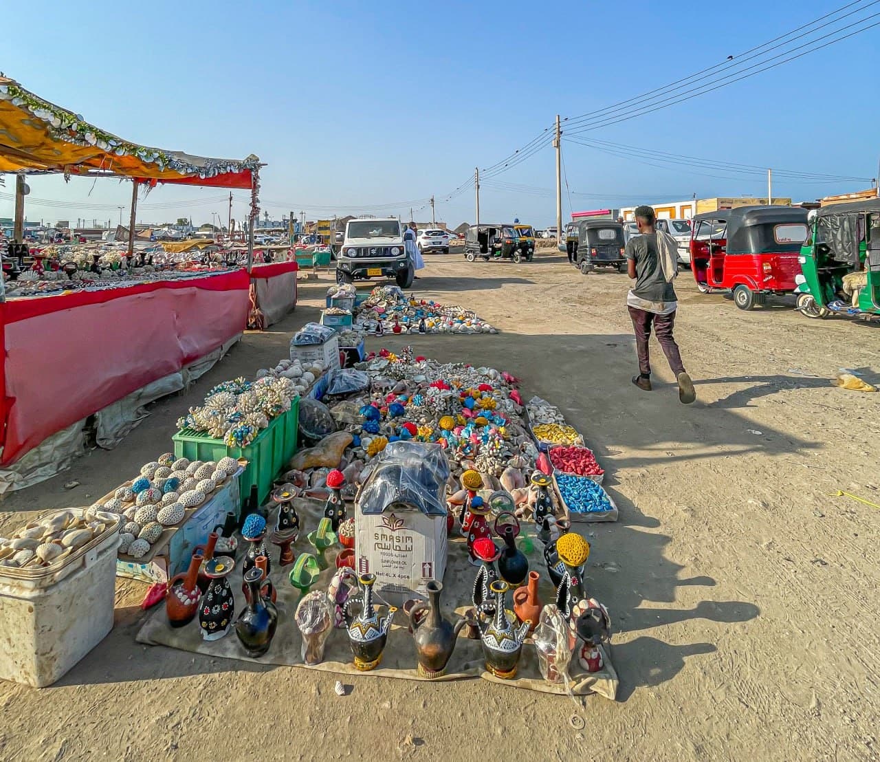 Mercato di Port Sudan fotografato nel settembre 2025. Repertorio, non il mercato di Amiet ad Abyei.