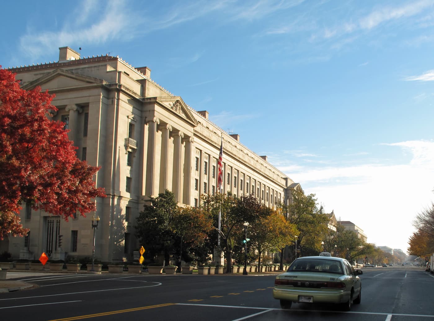 Sede del Dipartimento di Giustizia a Washington. Repertorio del 2015.