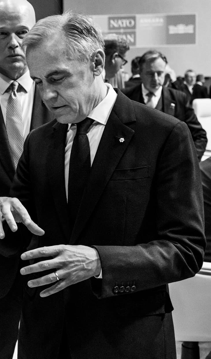 Mark Carney in Turchia, 8 luglio 2026. Ritratto di repertorio, non la dichiarazione finanziaria del 25 ottobre.