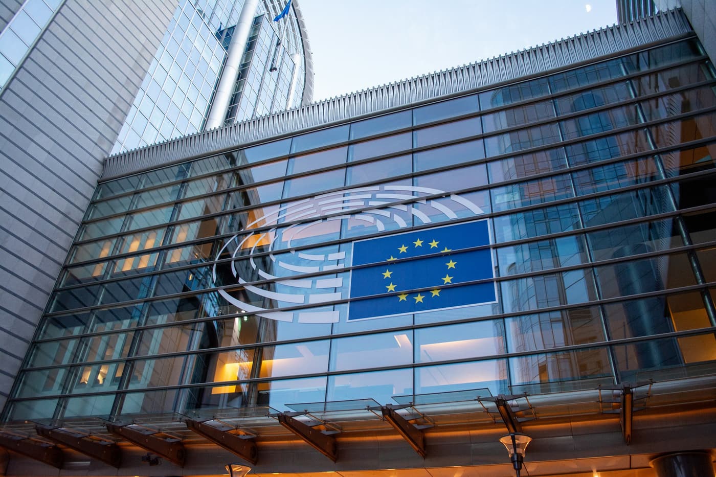 Parlamento europeo a Bruxelles (repertorio).