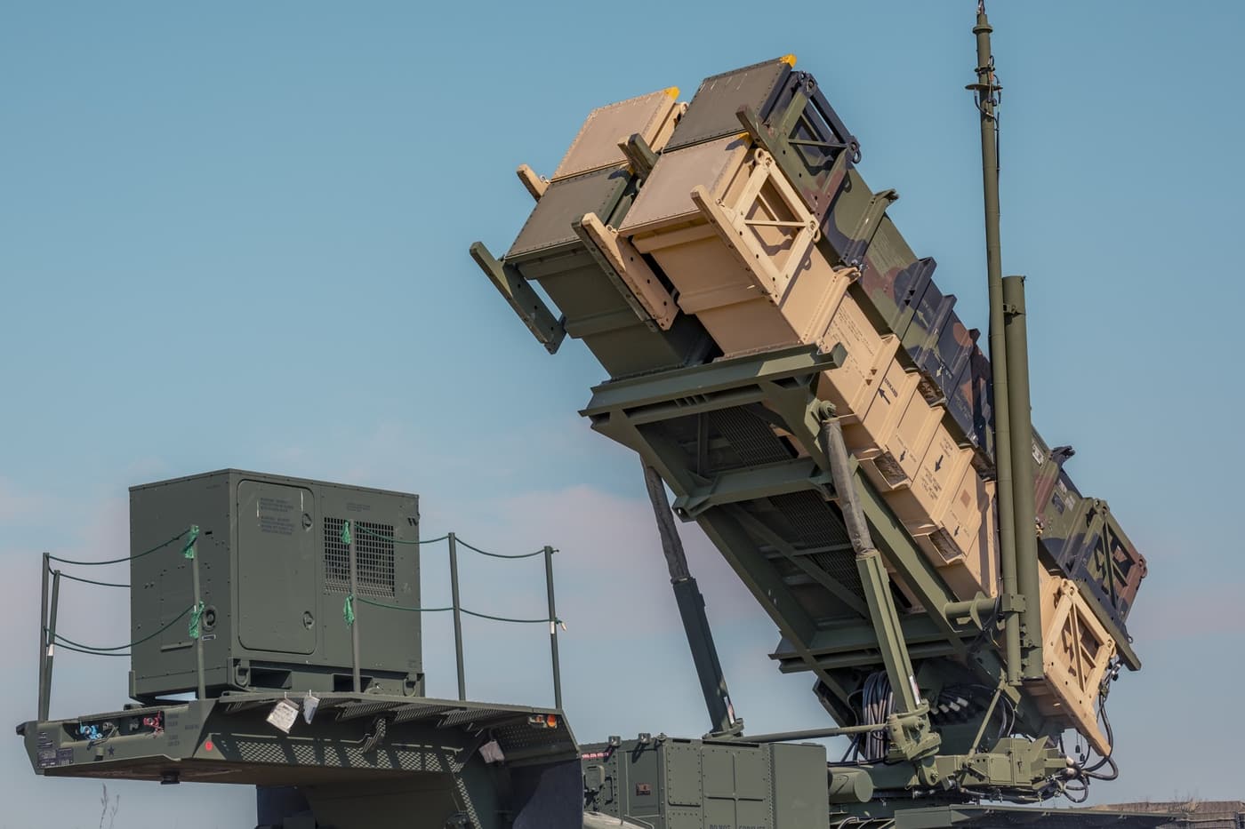 Sistema Patriot dell’esercito statunitense in Polonia, settembre 2024. Repertorio, non del futuro centro manutenzione.