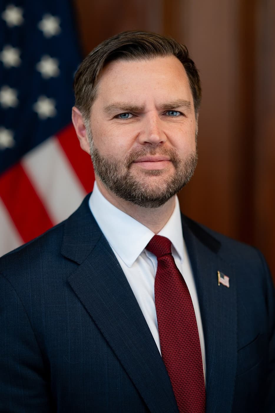 JD Vance, ritratto ufficiale del 25 marzo 2026. Repertorio.