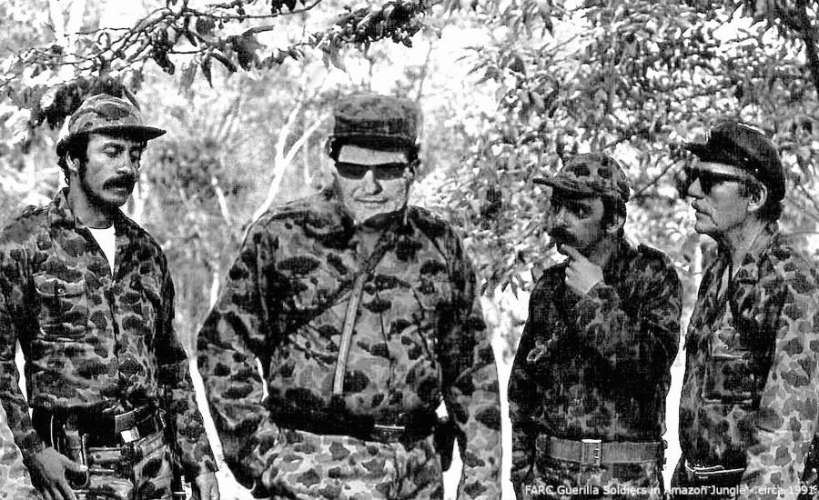 Combattenti delle FARC in Colombia