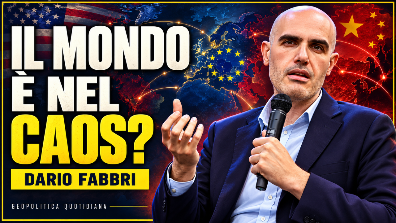 Dario Fabbri durante un intervento sull’Iran e sulle letture occidentali