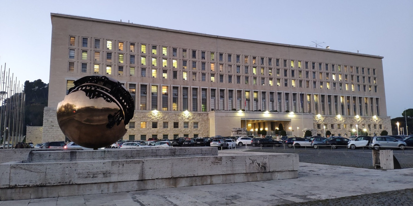 Palazzo della Farnesina a Roma, sede della riunione anti-ISIS: repertorio del 9 gennaio 2020.