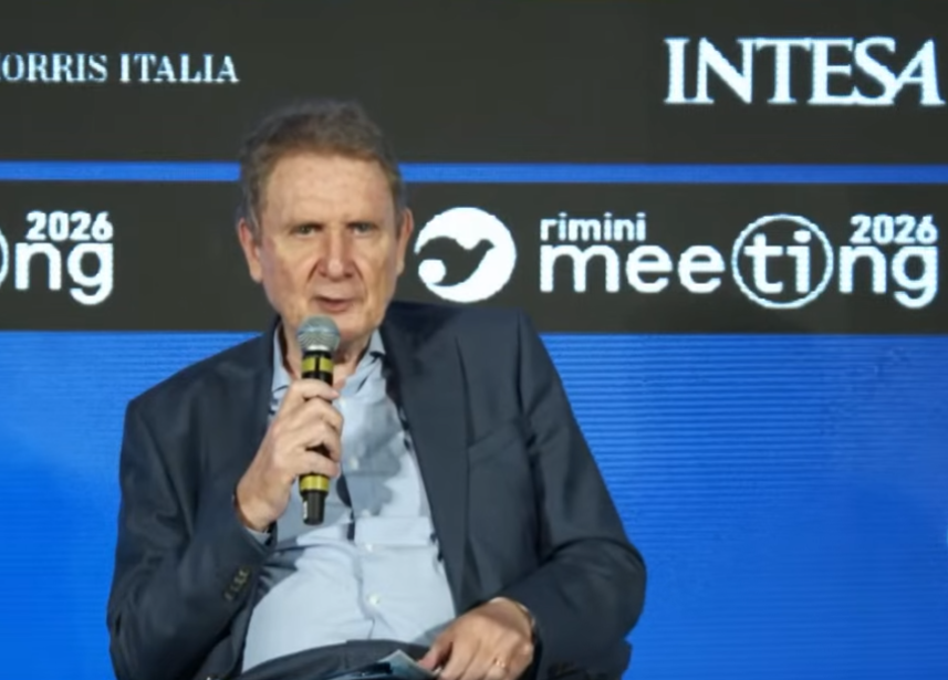 Lucio Caracciolo durante il suo intervento al Meeting di Rimini 2026